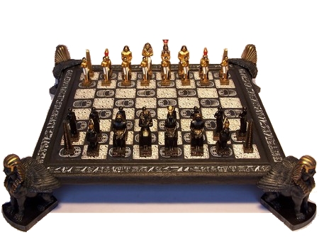 Egyptian Chess Set 40.5cm Beautifully Crafted-0