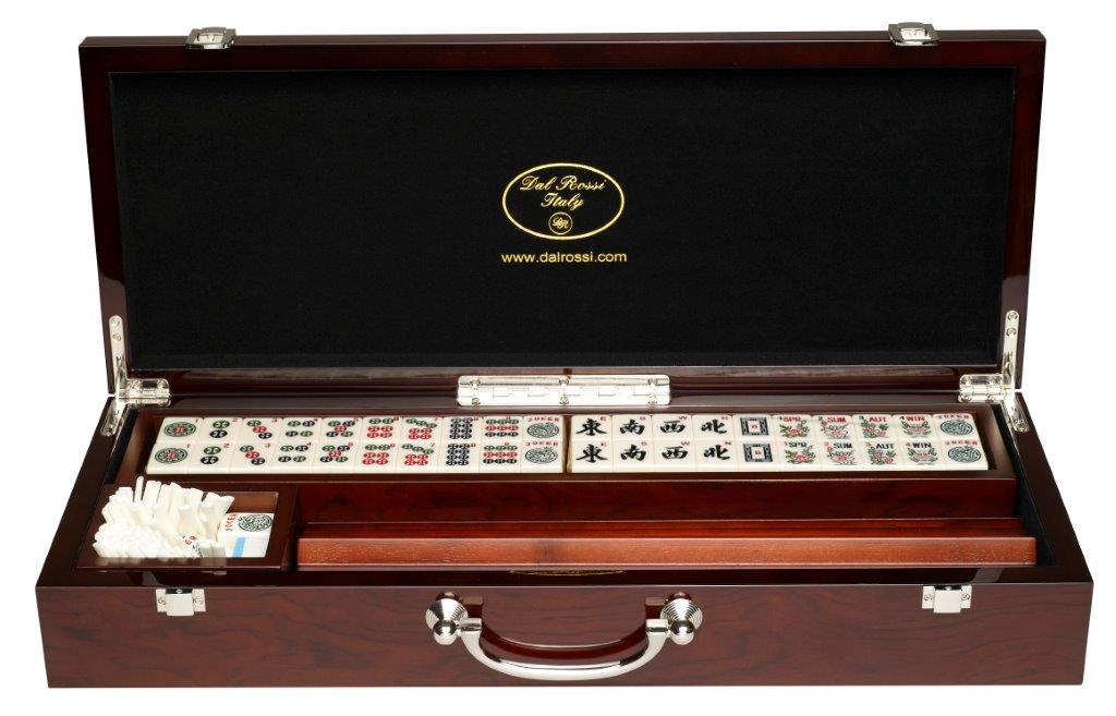 Dal Rossi Mahjong: Deluxe Oak Case 53cm-0