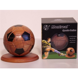 "Soccer Ball" MONTREAL Bar Series 3D Wooden Puzzles-0