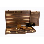 Dal Rossi Italy Backgammon, walnut, 15″-0