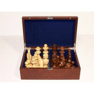 Dal Rossi Italy Chess Pieces 95mm plus Storage Box