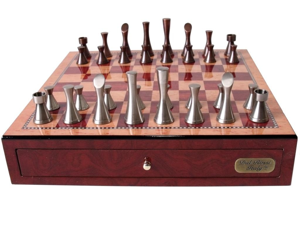 Dal Rossi Italy, Contemporary Metal Chessmen ONLY