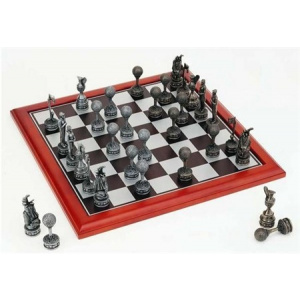 Hand Paint Chess Set - Gofer Chess Theme with 75mm pieces, 45cm With Board