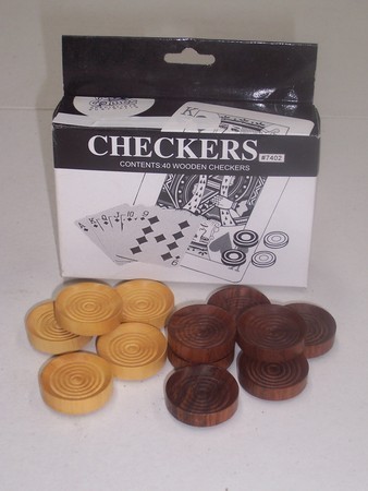 Checkers/draughts,40 pieces, cardboard box