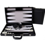 Dal Rossi Black Backgammon 15" PU Leather
