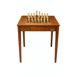 Dal Rossi Italy Chess Table 28" Including 150mm Weighted Chess Pieces
