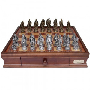 Dal Rossi Italy, Dragon, Pewter Chessmen ONLY