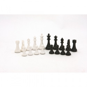 Dal Rossi Italy Chess Set 20", With Black & White Weighted Chess Pieces 101mm pieces