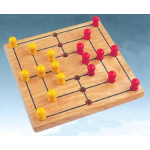 Miscellaneous Games - 9 Mans Morris, travel, wood,7