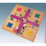 Miscellaneous Games - Ludo/parchis game, MDF board, 12