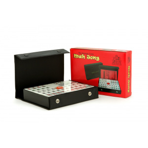 Mahjong, black vinyl case, 22cm O1020-0