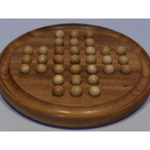 Solitaire-round wood balls 8.5 dia
