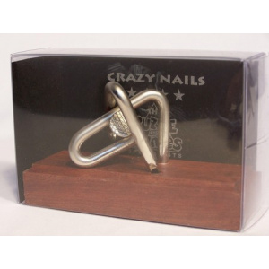 Colonial Classics Nail Wood Base - Crazy Nails Puzzle, Wood Base