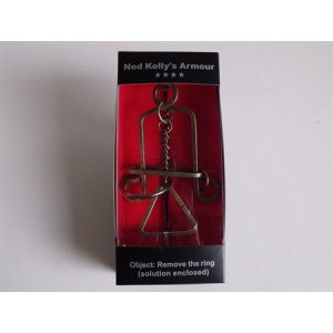 HERITAGE Metal Puzzles - Ned Kelly's Amrmour With Metal Stand
