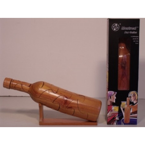 Montreal 3D Puzzles - Wine Bottle Puzzle, Wood