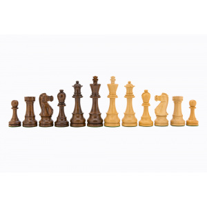 Chess Pieces - Jumbo Boxwood/Sheesham150mm Wood Double Weighted