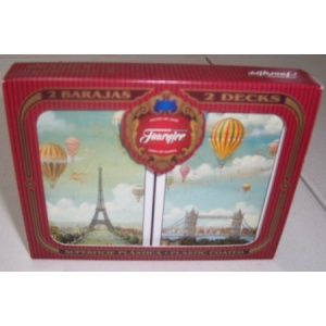 Bridge - Fournier Balloons Over Paris Double Pack