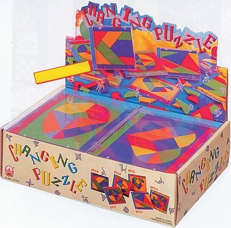 Miscellaneous Games - Puzzle, changing, display box 12 Puzzle PVC"