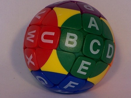Miscellaneous Games - Chromo 6 ball,letters Puzzle PVC"