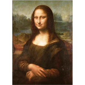 1000pc Jigsaw - Mona Lisa (Made From High Quality European Blue Board)-0