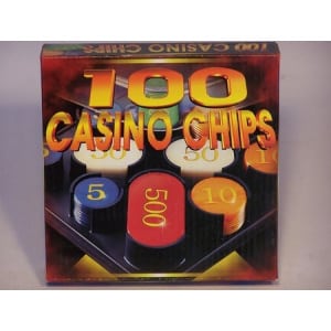 Casino Chips &Accessories - Casino chips plastic box 100 Numbered-0