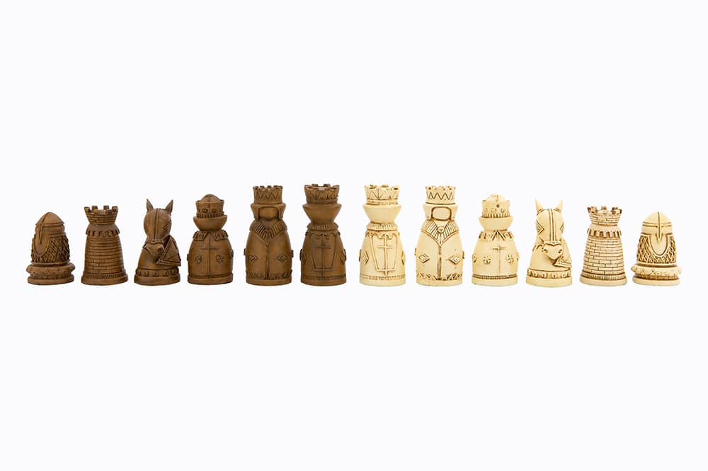Dal Rossi Medieval Chess Pieces Polyresin. Product code: L2206DR-0
