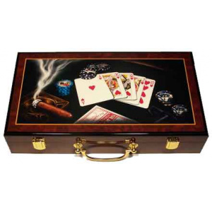 Dal Rossi Italy 300 Poker Chip SetThe Ideal Mens Gift 300 Chips-1870