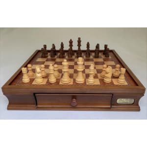Dal Rossi Chess Set 20", With Wooden Chess Pieces-2244